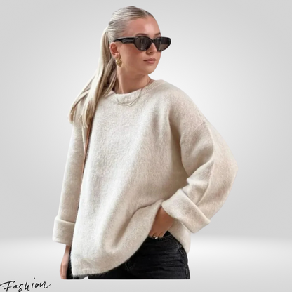 Women's Casual Wool Sweater - Soft & Warm Knitwear