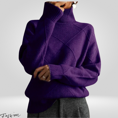 Women's Oversized Turtleneck Sweater
