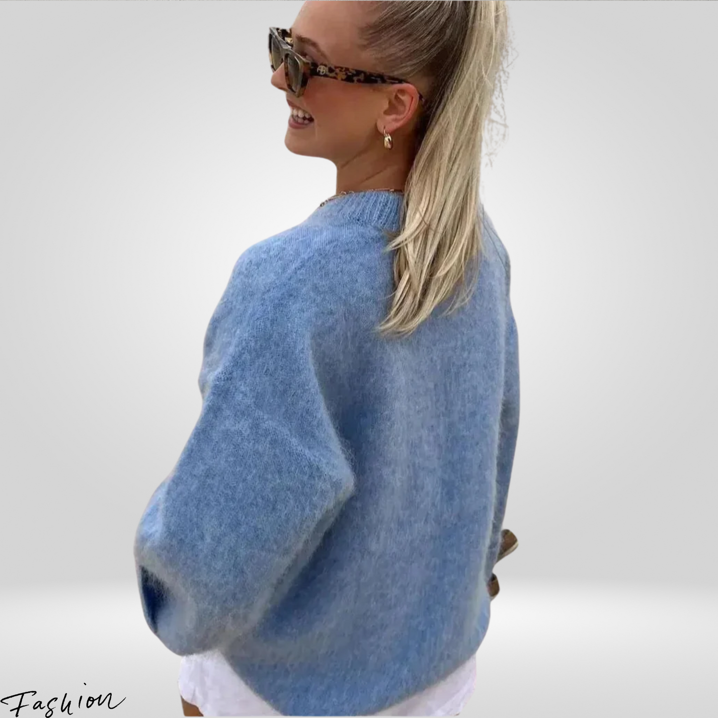 Women's Casual Wool Sweater - Soft & Warm Knitwear