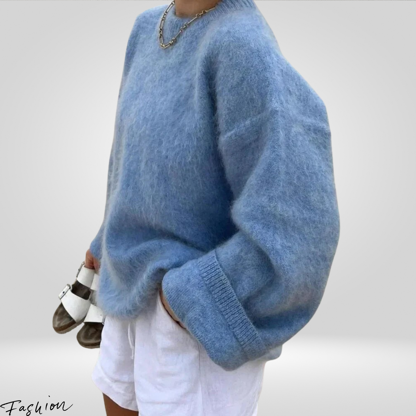 Women's Casual Wool Sweater - Soft & Warm Knitwear